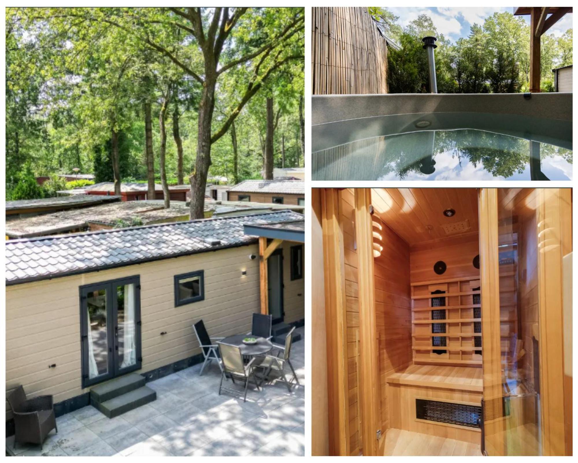 Veluwe Hoenderloo Luxury Chalet With Private Sauna And Hot Tub - Swimming Pool Tennis Court Supermarket Bowling Alley Theatre And Entertainment For Children Bagian luar foto